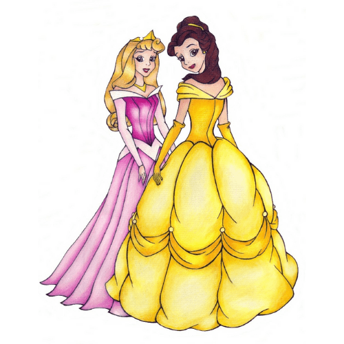 Belle and Aurora (Disney Princess)