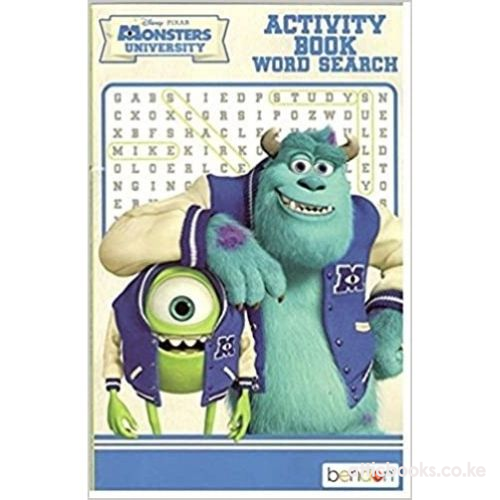 Monsters University Activity Book Word Search Volume 1