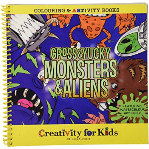 Gross and Yucky Monsters and Aliens (Coloring and activity book)