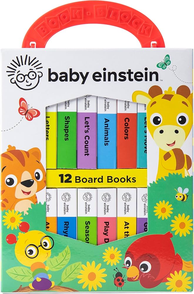 Baby Einstein - My First Library Board Book Block 12-Book Set