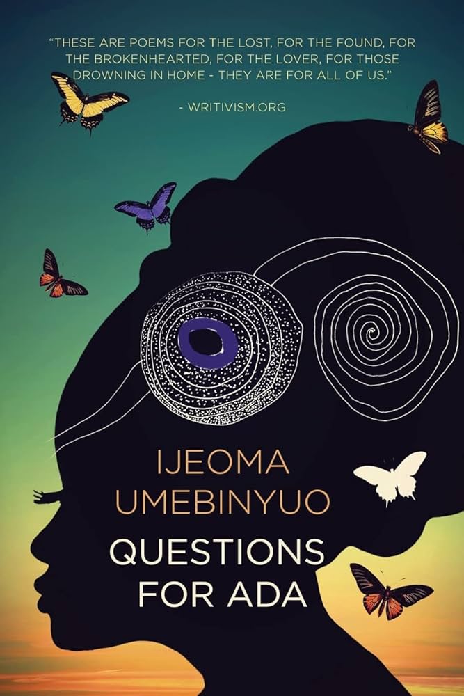 Questions for Ada book by Ijeoma Umebinyuo