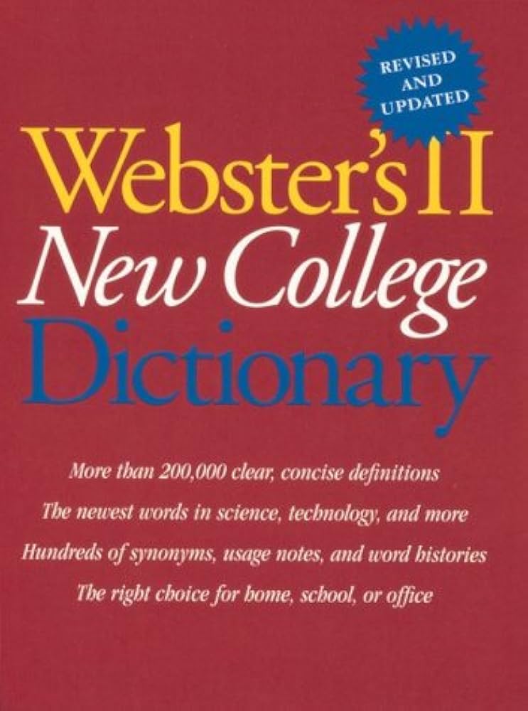 Webster's II New College Dictionary