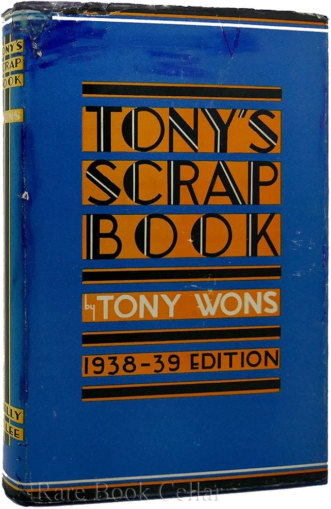 Tony's Scrap Book 1938-39 Edition