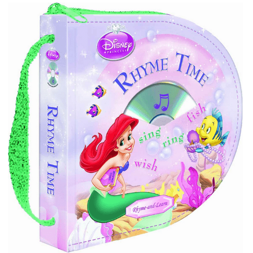 Disney Princess Rhyme Time : Zip and Carry Book and CD (Board Book)