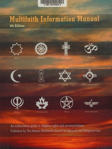 Multifaith Information Manual; 4th Edition