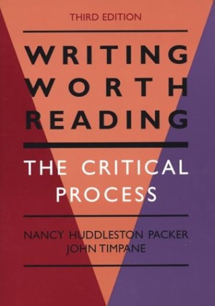 Writing Worth Reading book by Nancy Huddleston Packer