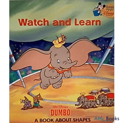 Watch and Learn (A Book About Shapes; Baby's First Disney Books) Board Book