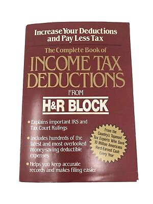 The Complete Book of Income Tax Deductions from H&R Block