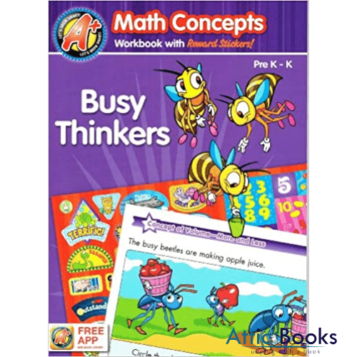 A+ Let's Grow Smart! (Math Concepts Workbook with Reward Stickers!)
