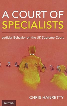 A Court of Specialists book by Chris Hanretty