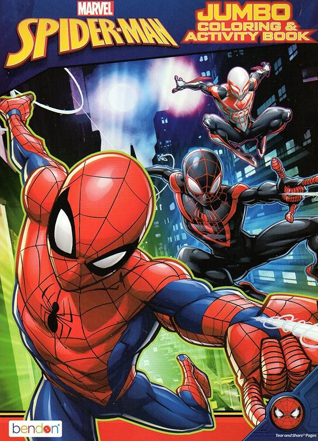Marvel Spider-Man Jumbo Coloring and Activity Book