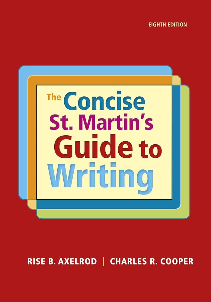 The Concise St. Martin's Guide to Writing book by Rise B. Axelrod