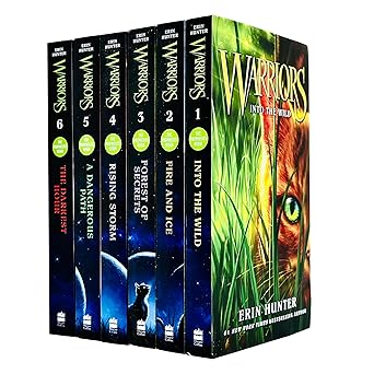 Warrior Book series by Erin Hunter (6 Books Set) Preowned