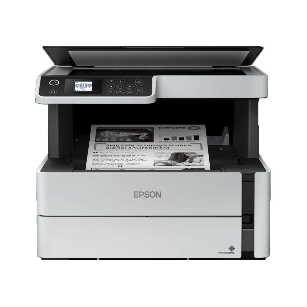 Epson M2140 EcoTank Monochrome All-in-One Duplex Ink Tank Printer Print Scan Copy