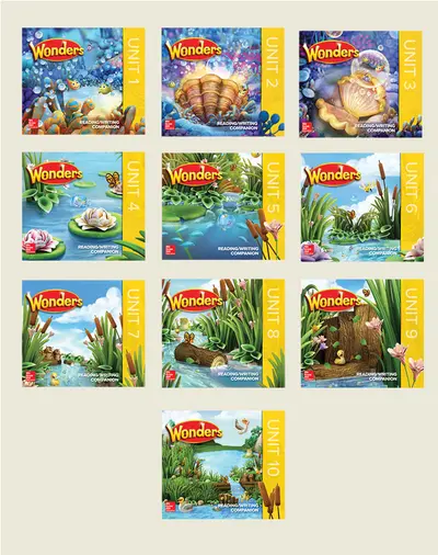 Wonders Grade K Reading/Writing Companion Package (10 Books Set)