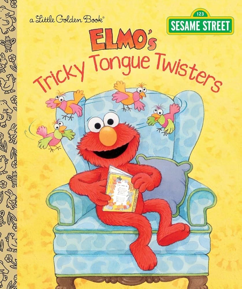 Elmo's Tricky Tongue Twisters (Sesame Street) book by Sarah Albee (Board Book)