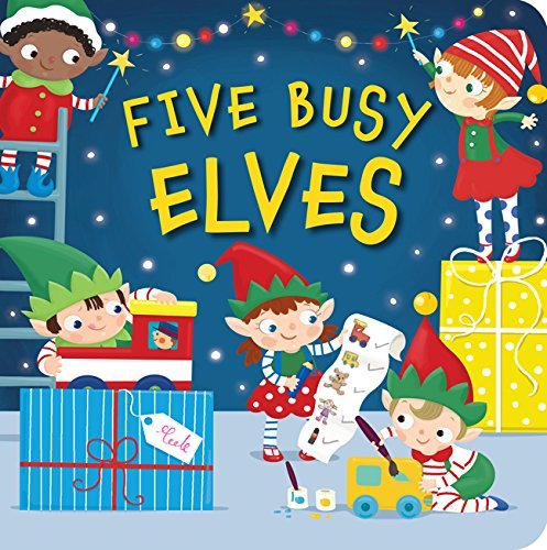 Five Busy Elves book by Patricia Hegarty (Board Book)