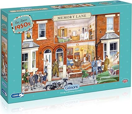 Gibsons Memory Lane Our House 1950s Jigsaw Puzzle (1000 Pieces)