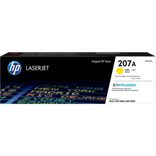 HP 207A Yellow Original LaserJet Toner Cartridge - W2212A