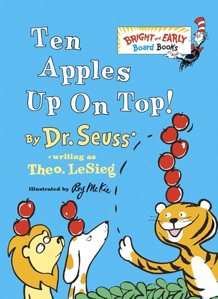 Ten Apples Up On Top! book by Dr. Seuss (Board Book)