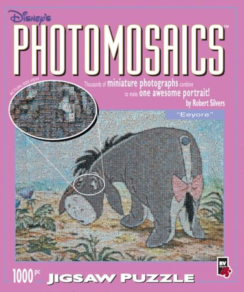 Disney Photomosaics Eeyore Jigsaw Puzzle 1000 Winnie The Pooh