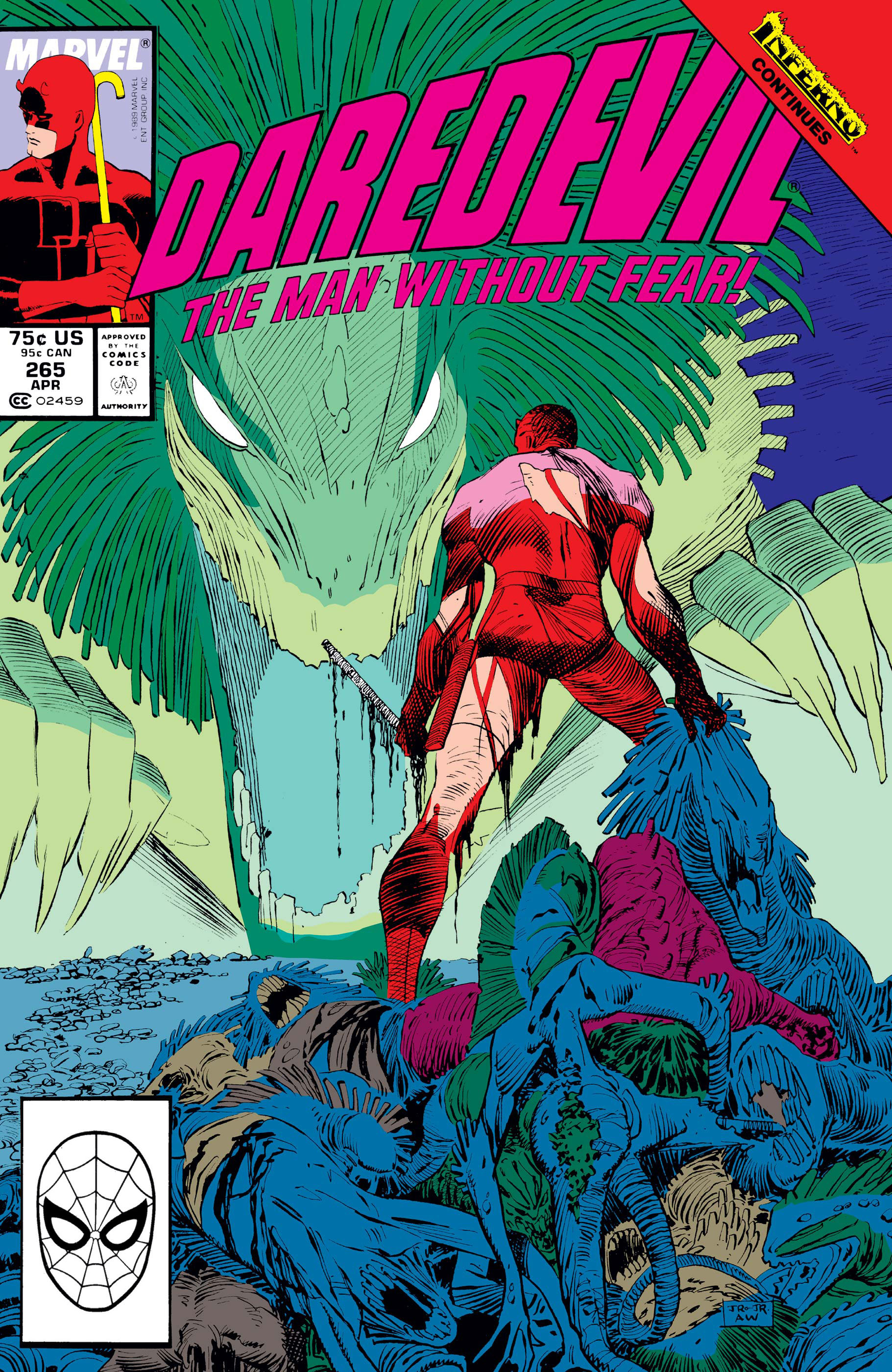 Daredevil #265: The man without fear!