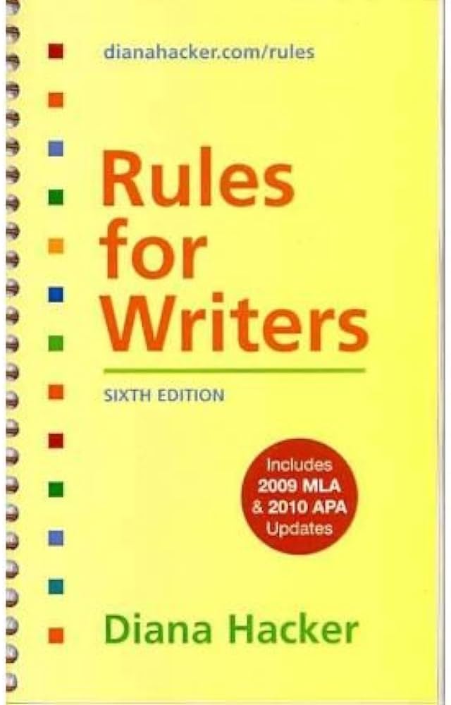Rules for Writers with 2009 MLA and 2010 APA Updates book by Diana Hacker