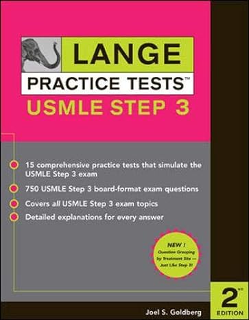 Lange Practice Tests for the USMLE Step 3 (LANGE Reviews USMLE