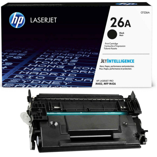 HP 26A Black Original LaserJet Toner Cartridge - CF226A