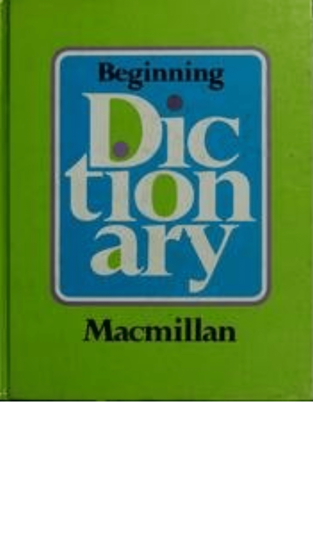 Dictionary MacMillan