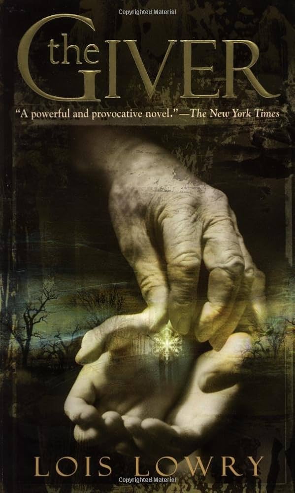 The Giver book by Lois Lowry