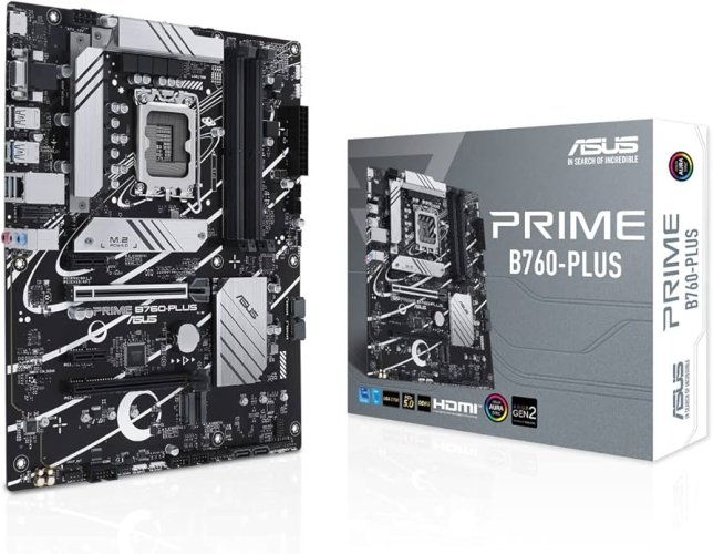 Custom Gaming Desktop PC, ASUS Prime B760-PLUS D4 Motherboard, Intel Core i7-12700 Processor, DeepCool LE520 240mm ARGB AIO CPU Liquid Cooler Black- 01GAM0007