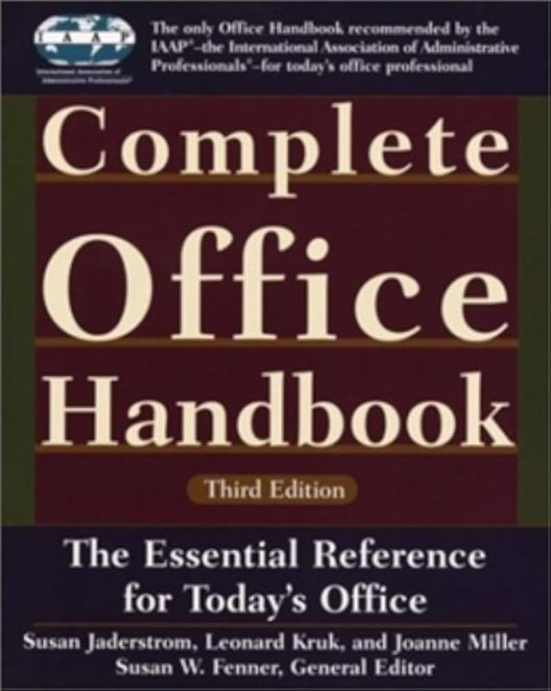 Complete Office Handbook book by Susan Jaderstrom