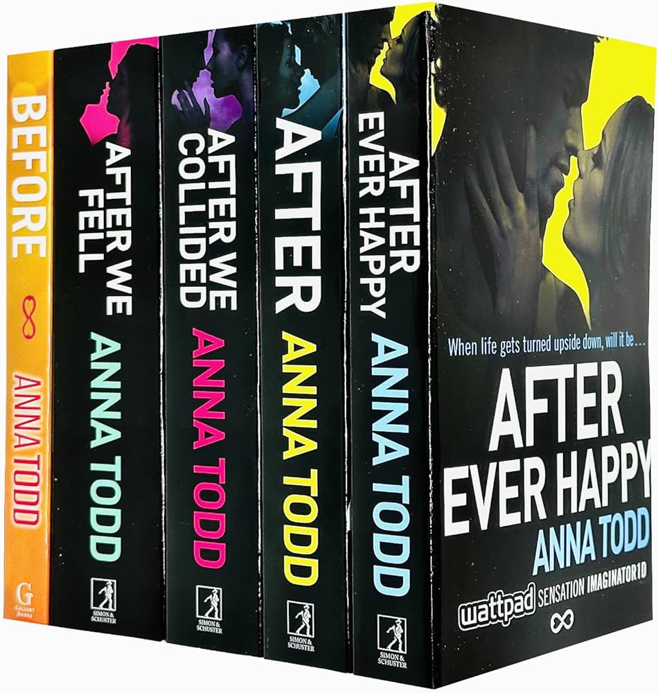 The Complete After Series Collection 5 Books  Set by Anna Todd (After Ever Happy, After, After We Collided, After We Fell, Before)