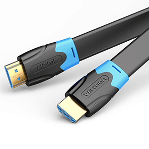 Vention Flat Hdmi Cable 0.5m Black - (ven-aakbd)