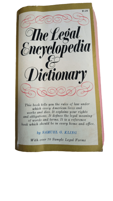 The legal encyclopedia and dictionary