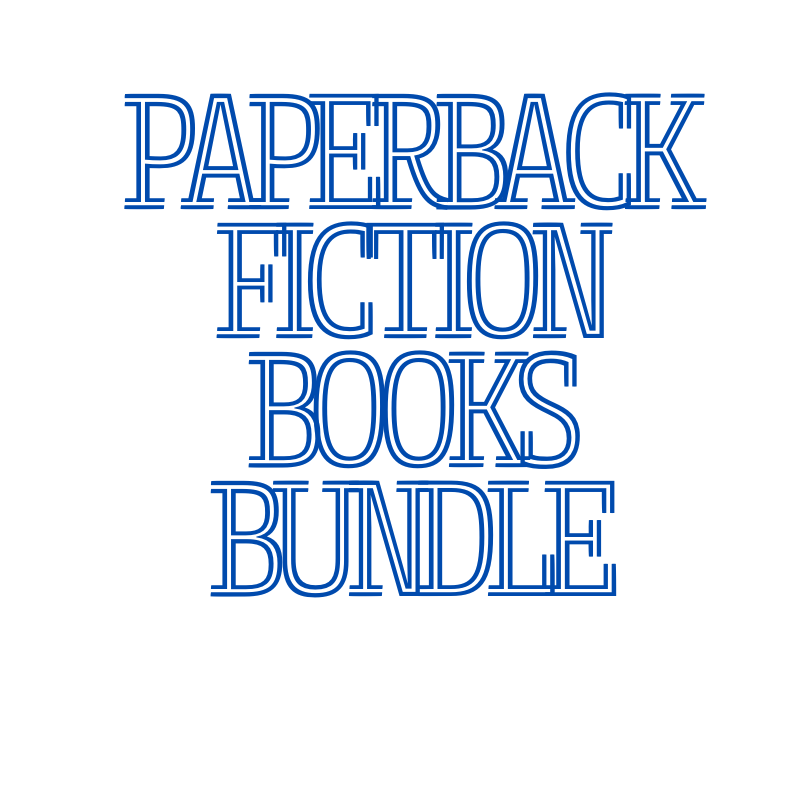 Paperback/Softcover Fiction Bundle - 40 Assorted Fiction