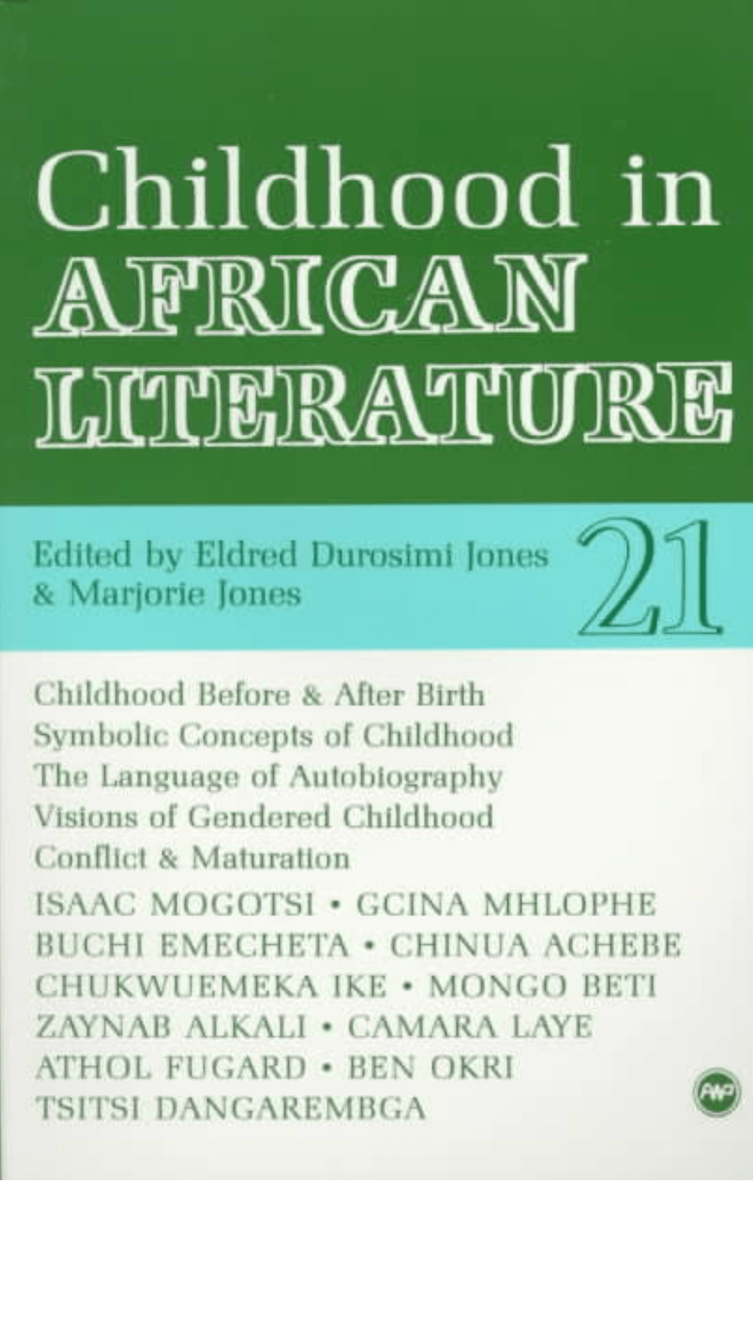 Childhood in African Literature: A Review; 21