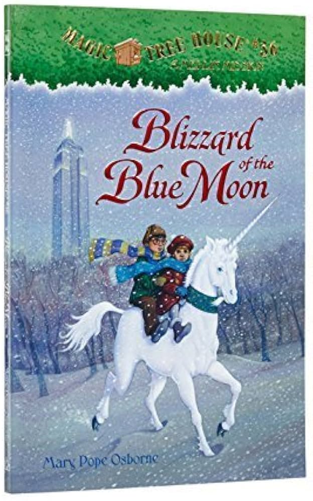Magic tree house merlin missions 8 blizzard of the blue moon book by