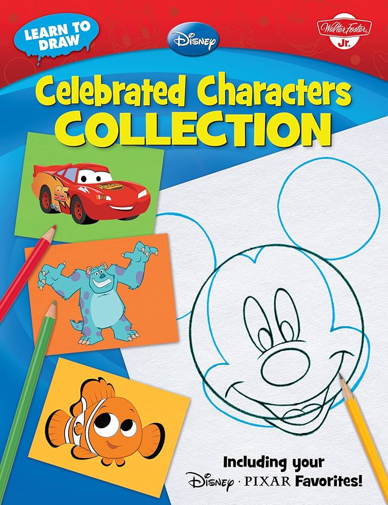 Learn to Draw Disney Celebrated Characters Collection: New edition! Includes classic characters, such as Mickey Mouse and Winnie the Pooh, to current Disney/Pixar favorites (Licensed Learn to Draw)