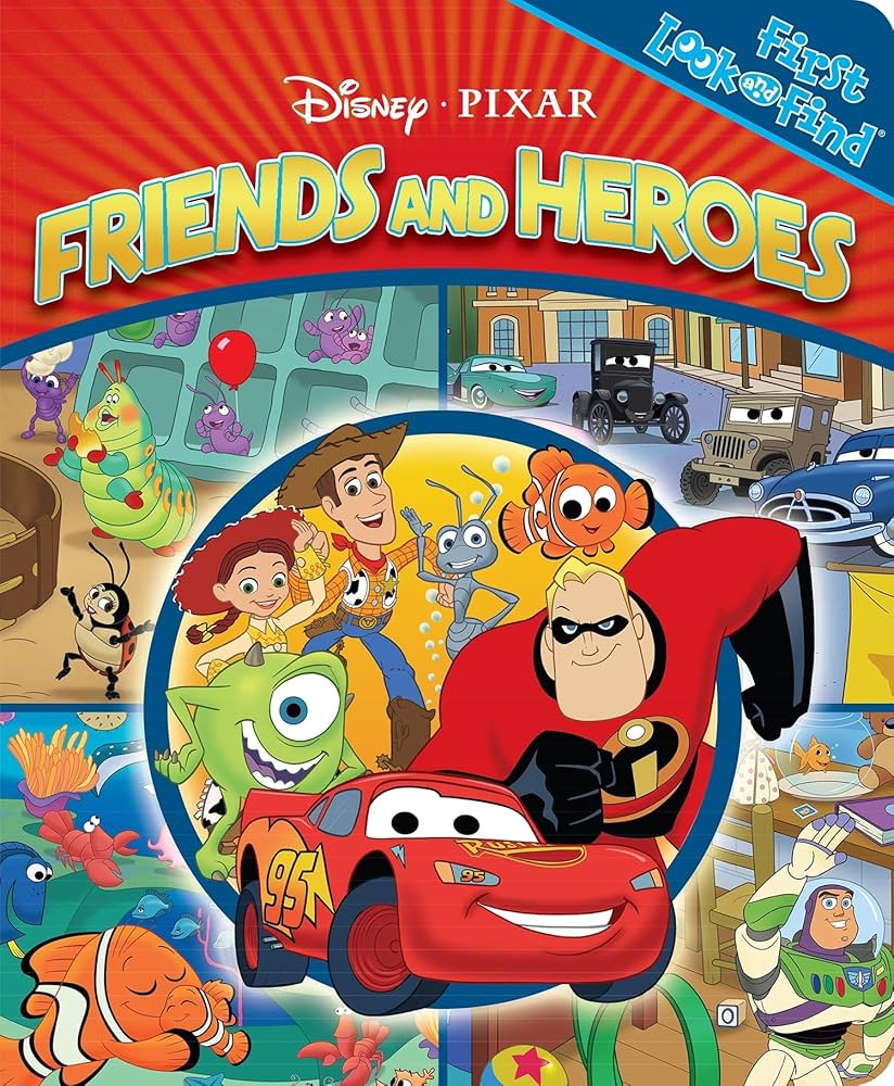 Disney Pixar: Friends and Heroes First Look and Find (Board Book)