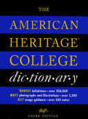 The American Heritage College Dictionary