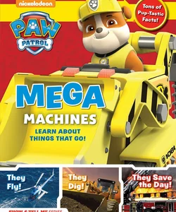 Paw Patrol Mega Machines, Real Rescue Dogs Flip Book