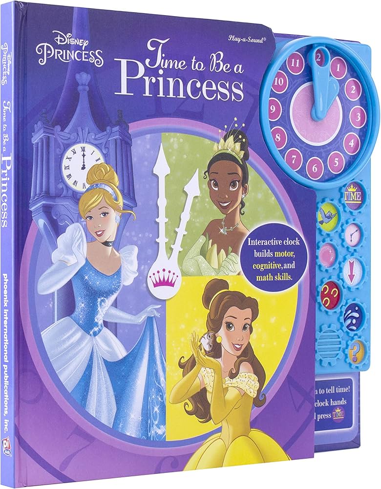 Disney Princess: Time to Be a Princess Clock Book