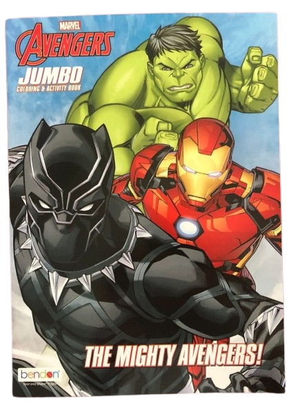 Marvel Avengers Jumbo Coloring and Activity Book