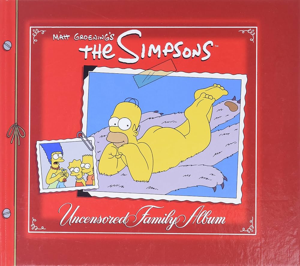 The Simpsons Uncensored Family Album book by Matt Groening