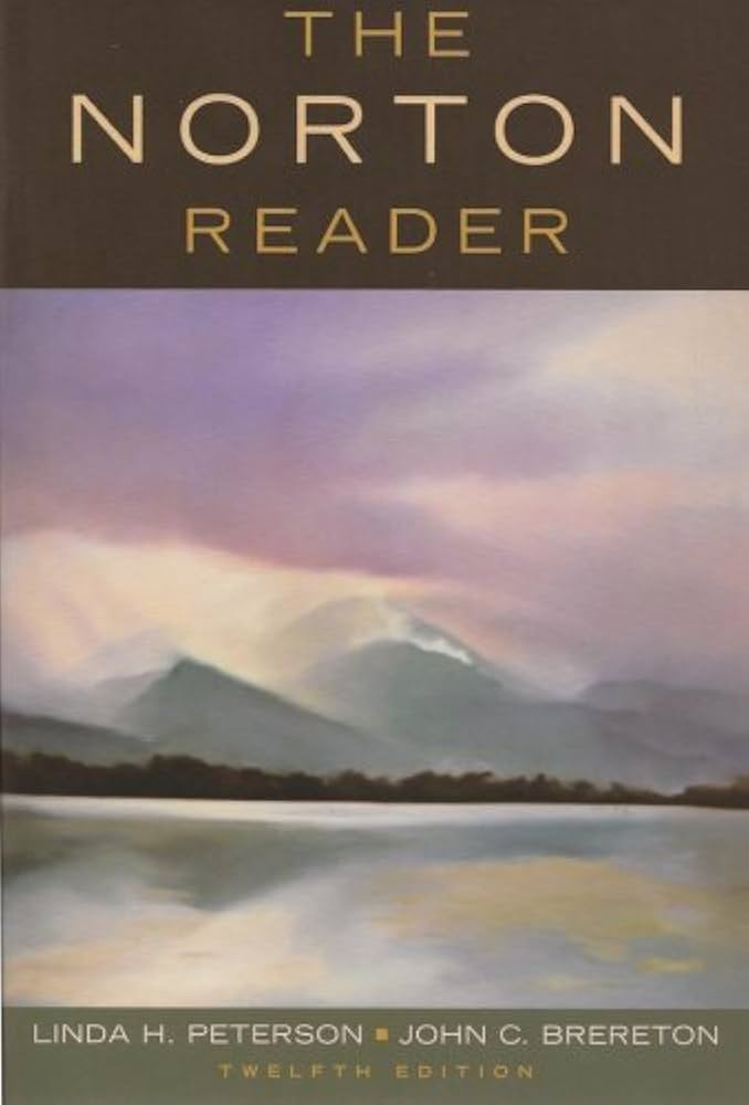 The Norton Reader book by Linda H. Peterson