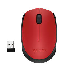 Logitech M171 Wireless Mouse - Red - 910-004641