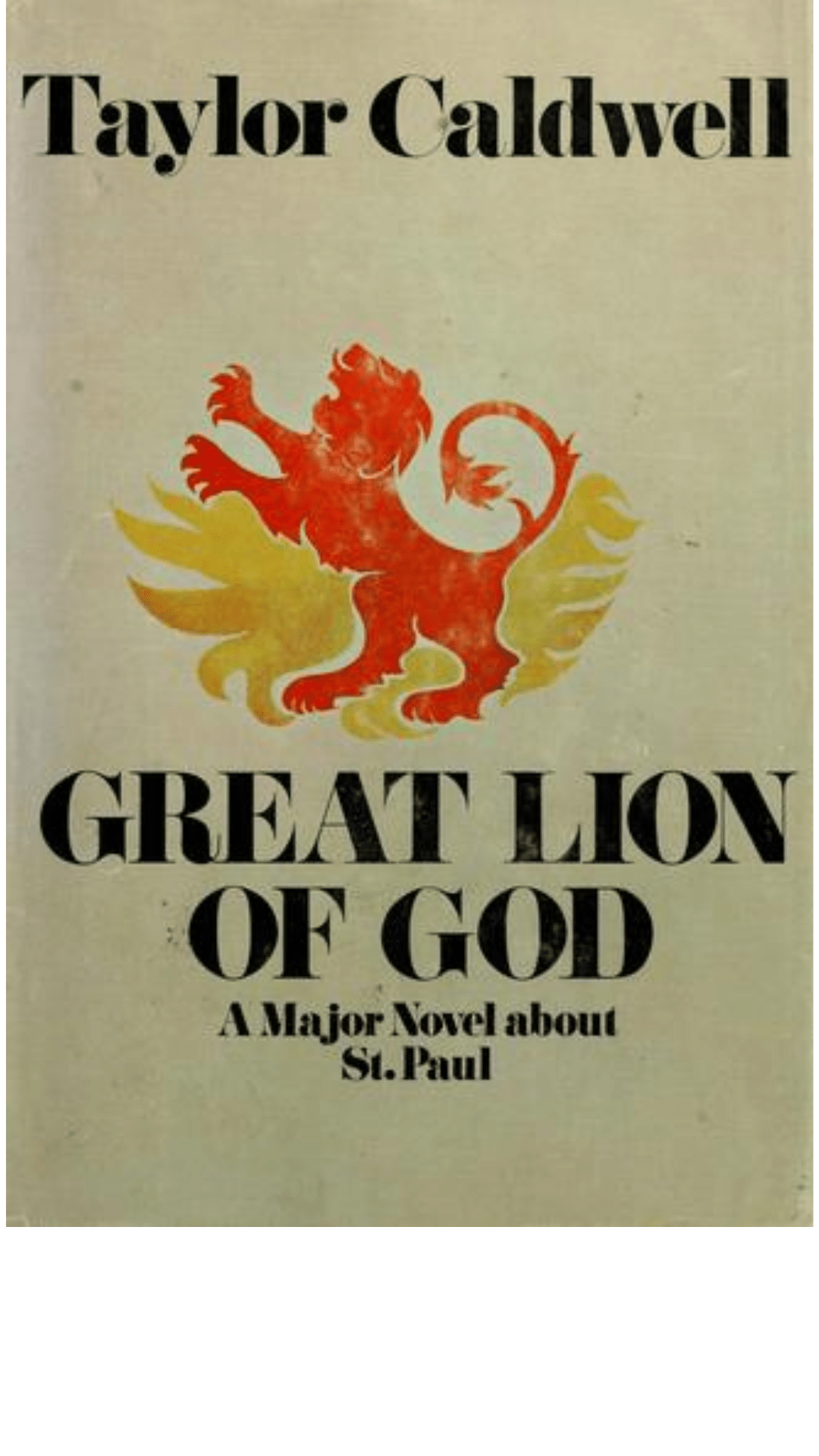 Great Lion of God: A Major Novel about St.Paul