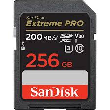 SanDisk Extreme PRO 256GB SDXC UHS-I Card 200 MBPs-SDSDXXD-256G-GN4IN